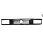Preview: Kühlergrill-für-Doppelscheinwerfer-schwarz-VW-Bus-T3-255853652K